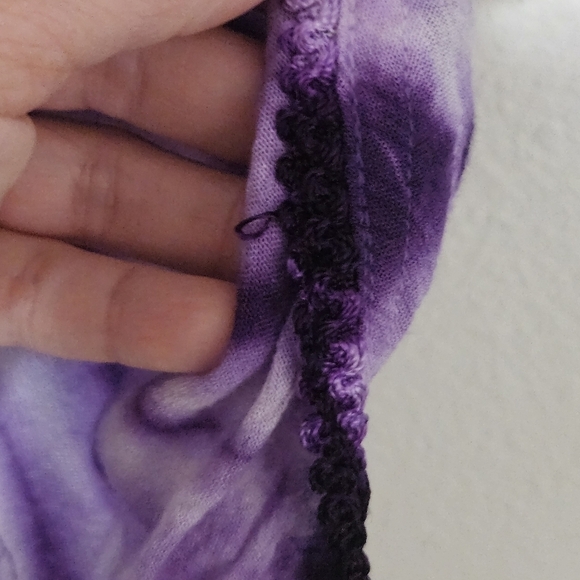 Embroidered pamcho tiedye coastal style one size 100% viscose - Picture 8 of 14